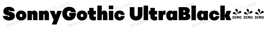 SonnyGothic UltraBlack字体转换